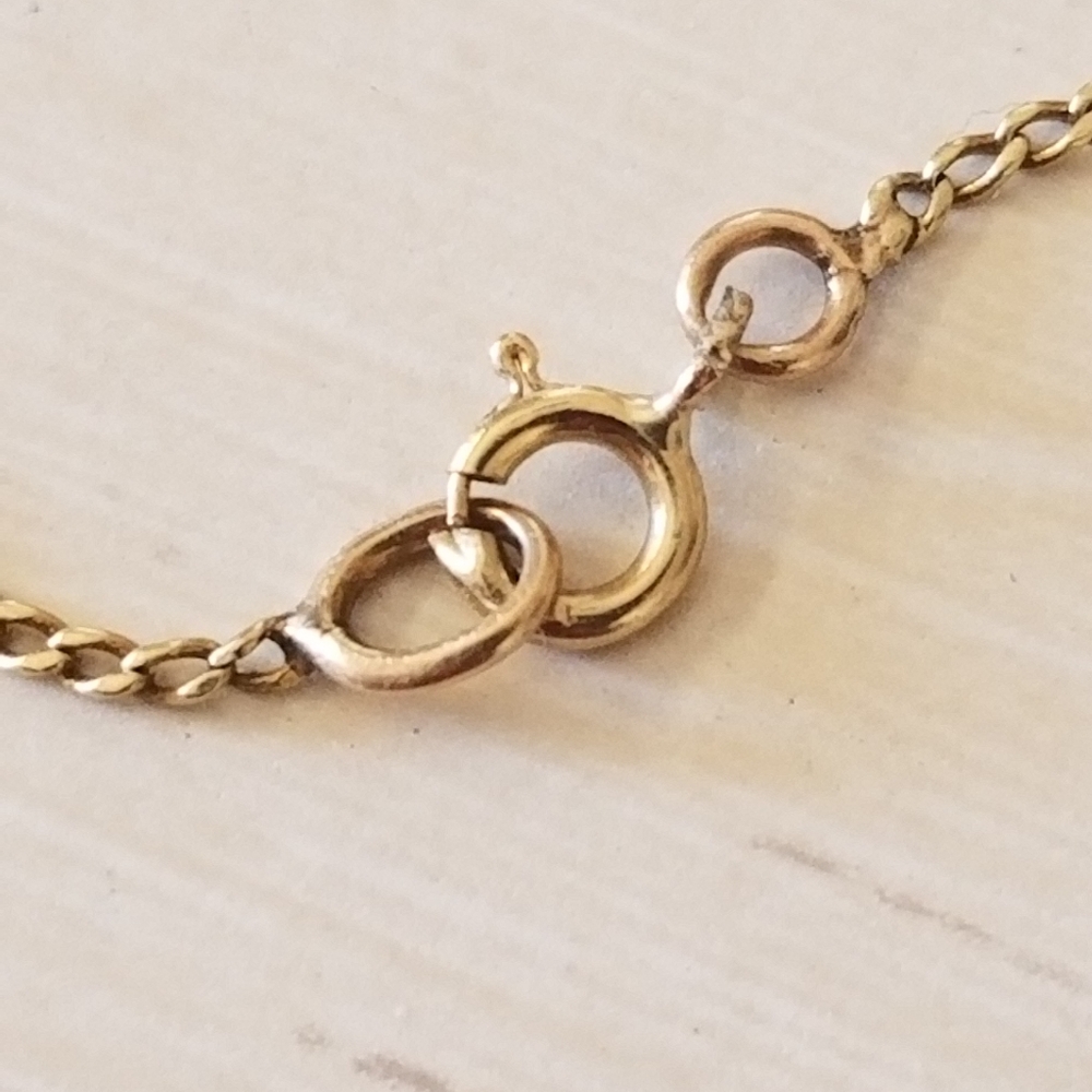 10k Gold Infinity Scroll Bracelet - image 8